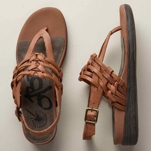 OTBT Tan Woven Sandals